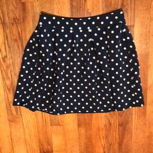 Polka dotted skirt 💙